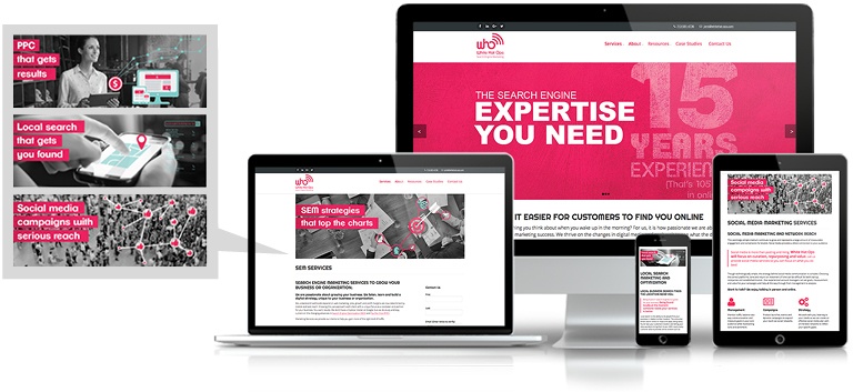 Website redesigned with brand messaging as central focus